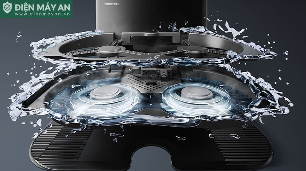 Robot hút bụi lau nhà Roborock Q Revo Slim - Đen